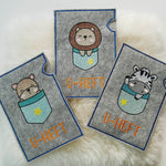 Stickdatei Set ITH U-Heft Hüllen Cute Animals - Sewando