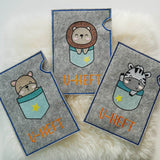 Stickdatei Set ITH U-Heft Hüllen Cute Animals - Sewando