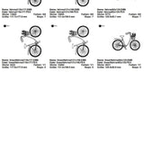 Stickdatei Fahrrad mit Blumenkorb - Sewando