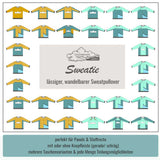 Sweatie Sweatpullover mit coolen Teilungen und Taschen - C: Familien-Sparpaket für 69cm-140cm Körpergröße - Sewando