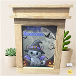 Plotterdatei Digiset & Plott Shadow the Cat – Halloween Plotterdatei Kätzchenhexe Sublimation, Digistamp, Digipaper ! - Sewando