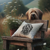 Stickdatei Briard "Jolina" - realistisch - FÜR HELLE STOFFE