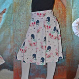 Schnittmuster und Nähanleitung Kinderrock Röckchen Elerara Drehrock Gr. 80–164 - Sewando