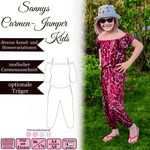 Sannys Carmen Jumper Kids – 86-176 - EBook und Nähanleitung - Sewando