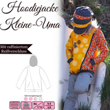 Kinder Hoodiejacke "Kleine-Uma" - Gr. 86-176 - Schnittmuster und Nähanleitung