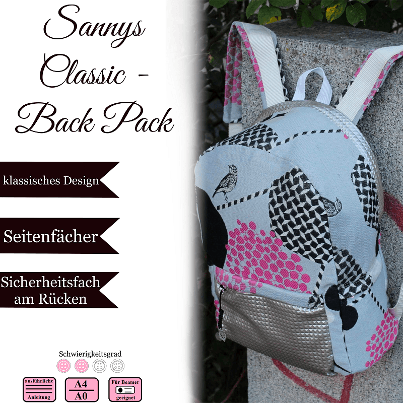 Sannys Classic Bag Pack - Ebook und Nähanleitung - Sewando