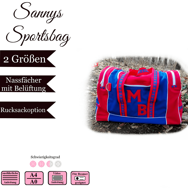Sannys Sportsbag - EBook und Nähanleitung - Sewando