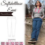 Softshellhose Enni - Gr 32-64 - EBook und Nähanleitung - Sewando