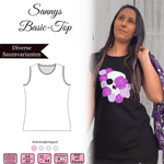 Sannys Basic Top - Gr 32-64 - EBook und Nähanleitung - Sewando