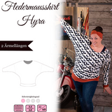 Fledermausshirt "Hyra" - Gr 32-64 - EBook und Nähanleitung