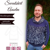 Herren Sweatshirt "Anselm" - Gr 44-64 - Schnittmuster und Nähanleitung