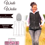 Damen Weste "Wickie" - Größe 32-64 - Schnittmuster und Nähanleitung
