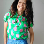 Schnittmuster Bluse Strik Gr. 32-50 - Sewando