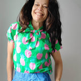 Schnittmuster Bluse Strik Gr. 32-50 - Sewando