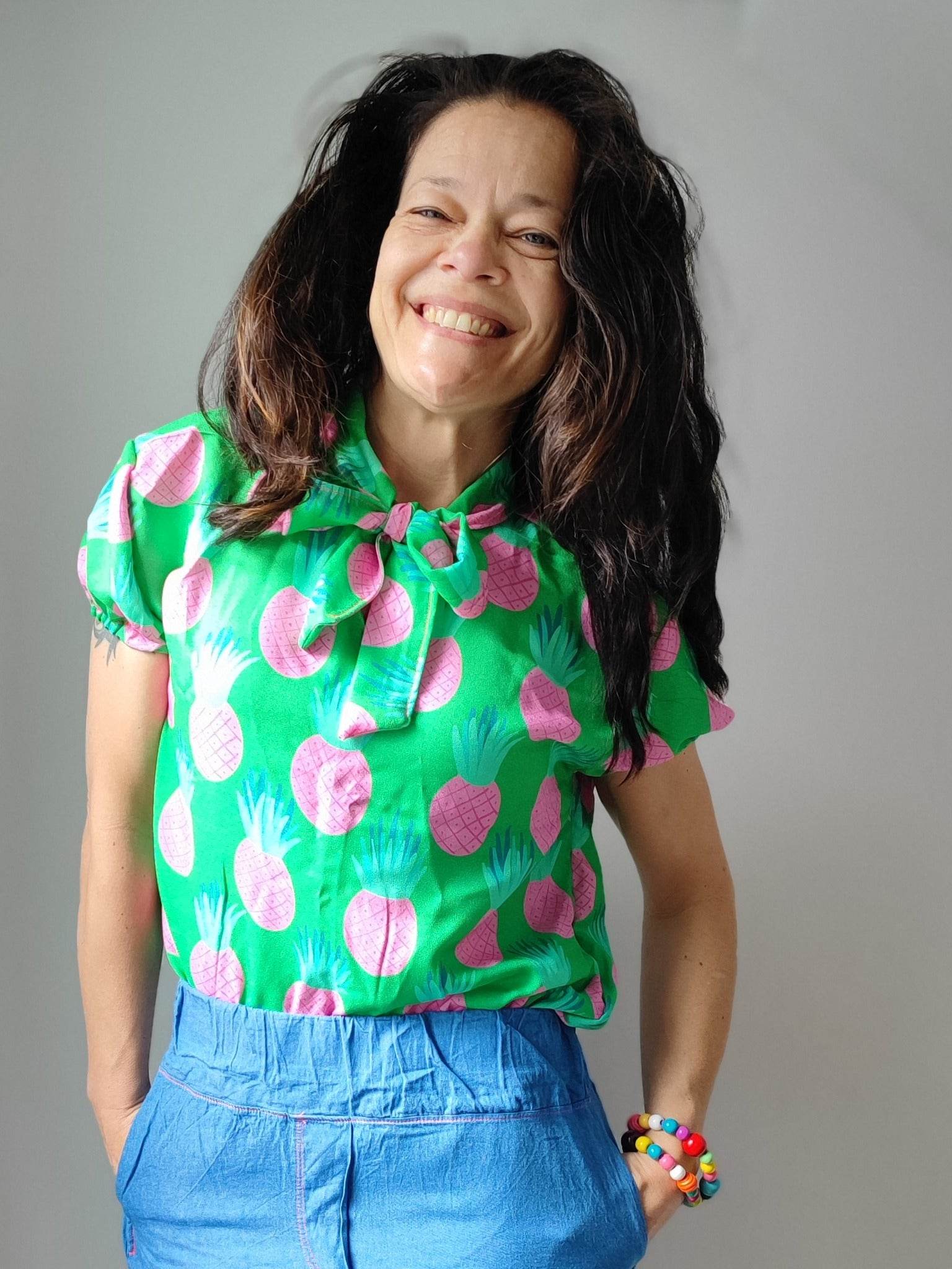 Schnittmuster Bluse Strik Gr. 32-50 - Sewando