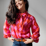 Schnittmuster Bluse Strik Gr. 32-50 - Sewando