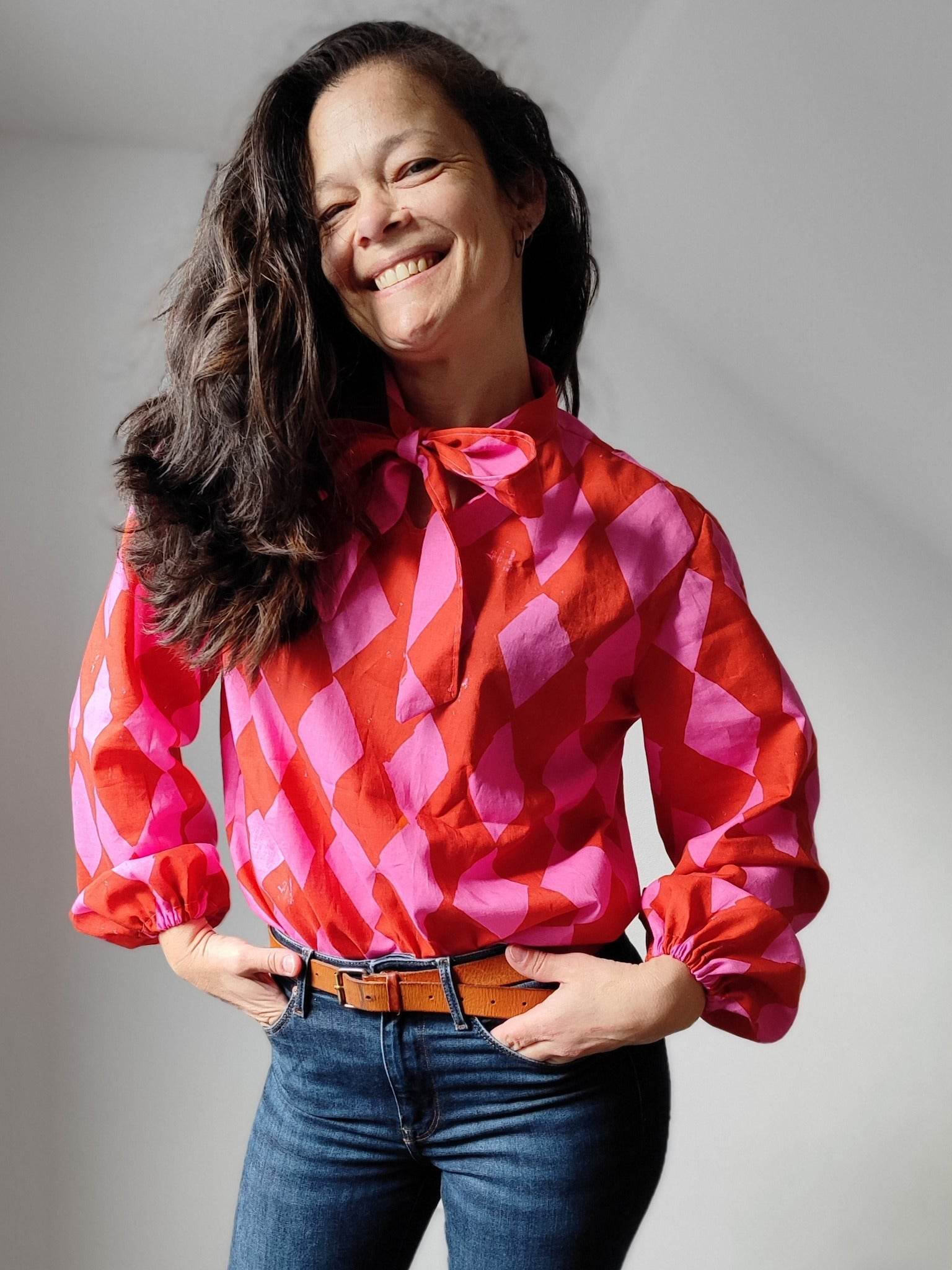 Schnittmuster Bluse Strik Gr. 32-50 - Sewando