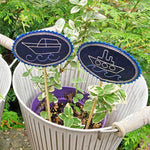 5x Stickdatei Schiffe Blumenpieker - Sewando