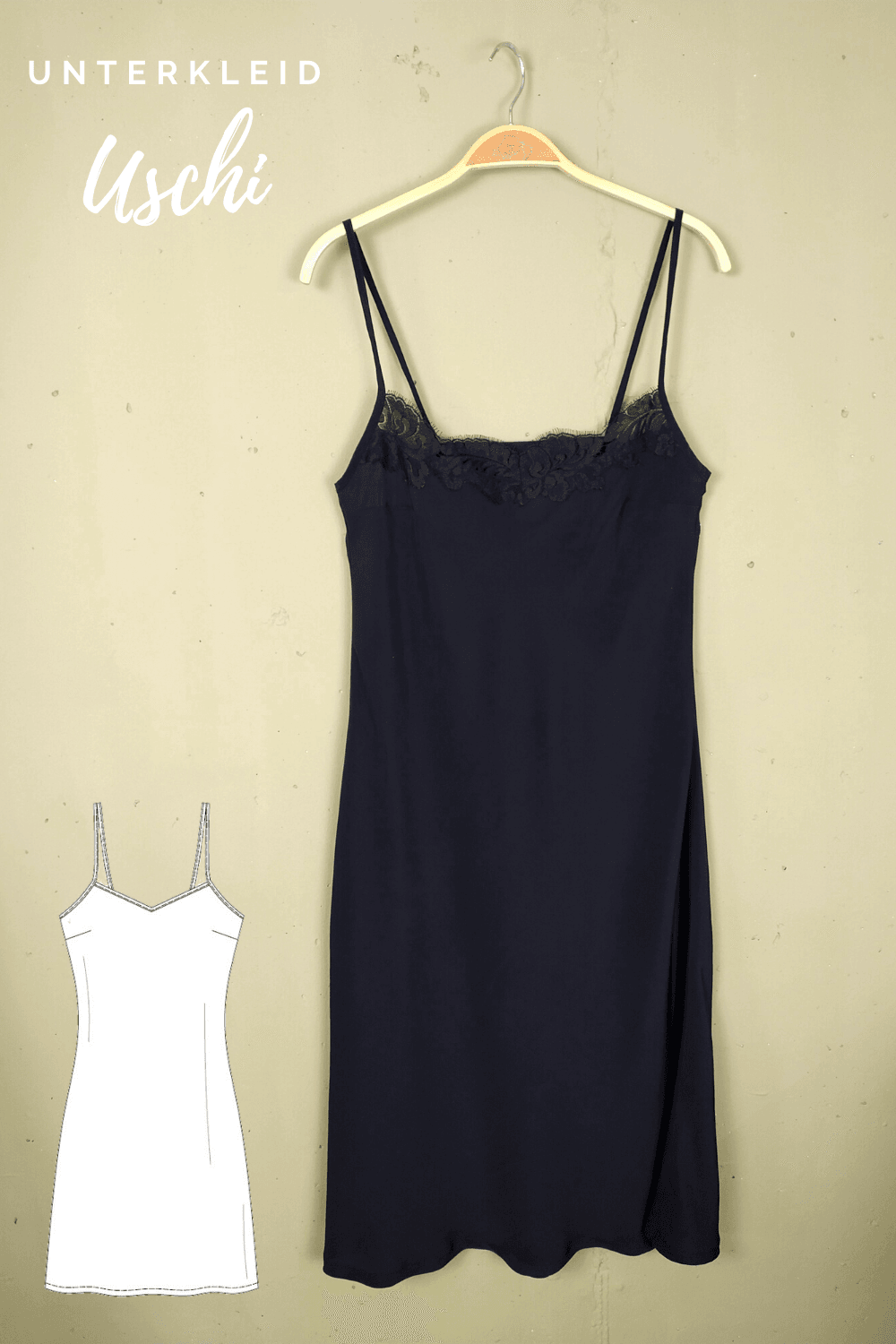 Schnittmuster Unterkleid Uschi Gr. 34-50 : - Sewando