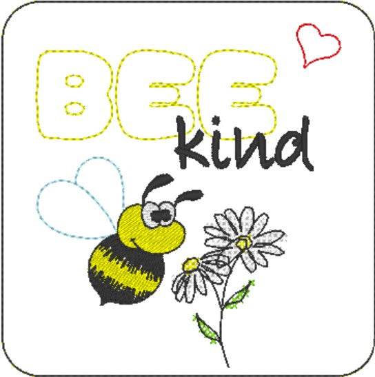 Stickdatei - Set Untersetzer BEE - Sewando