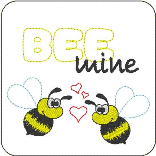 Stickdatei - Set Untersetzer BEE - Sewando