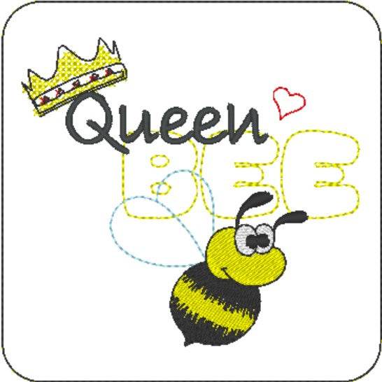 Stickdatei - Set Untersetzer BEE - Sewando