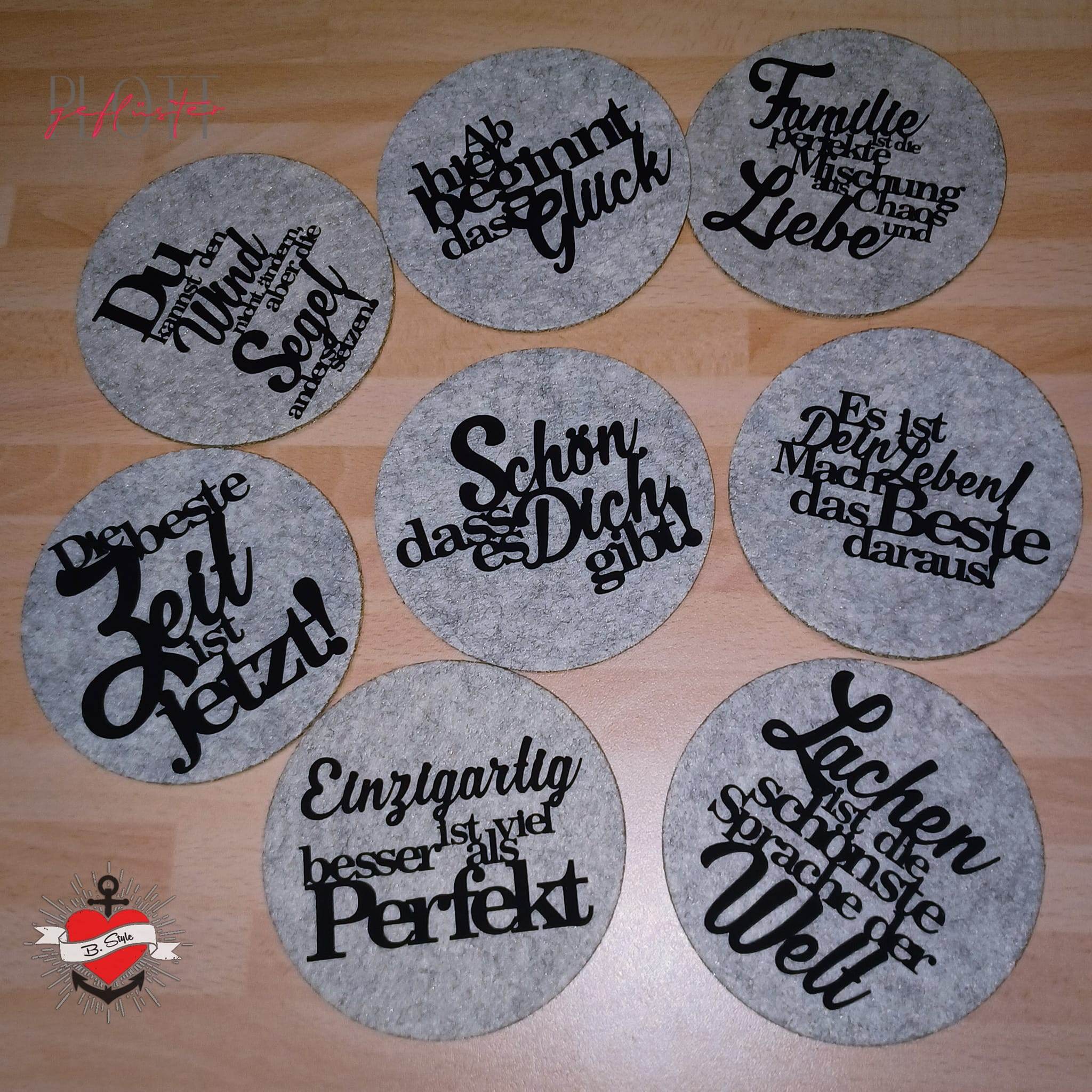 *Unzertrennliche Sprüche* Plotter,-Laser- und 3D Datei - Sewando