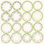 16x Stickdatei Bundle Blumen ITH Untersetzer - Sewando