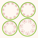 4x Stickdatei "Lilie" ITH Untersetzer