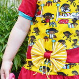 Happy Bow Größen 74 - 140 Tunika + Kleid Schnittmuster - Sewando