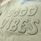 Stickdatei Good Vibes 3D Schrift Trapunto Set 2647