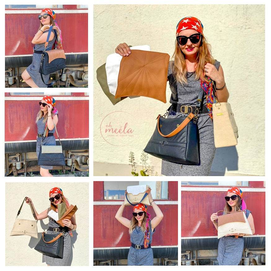 ohAnni Big * Taschen - Schnittmuster - eBook * Handtasche mit Wechsel-Taschenklappe - Sewando
