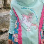 Einhorn Stickdatei, himmlischer Märchenzauber für deine Stickmaschine - Sewando