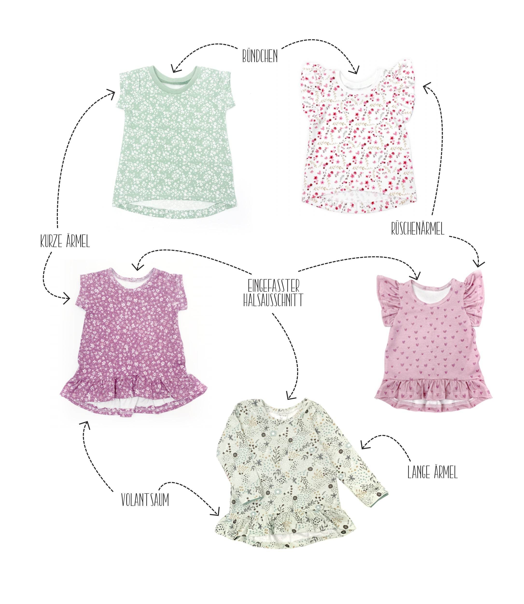 Schnittmuster Cutie Shirt 62-146 [Digital] - Sewando