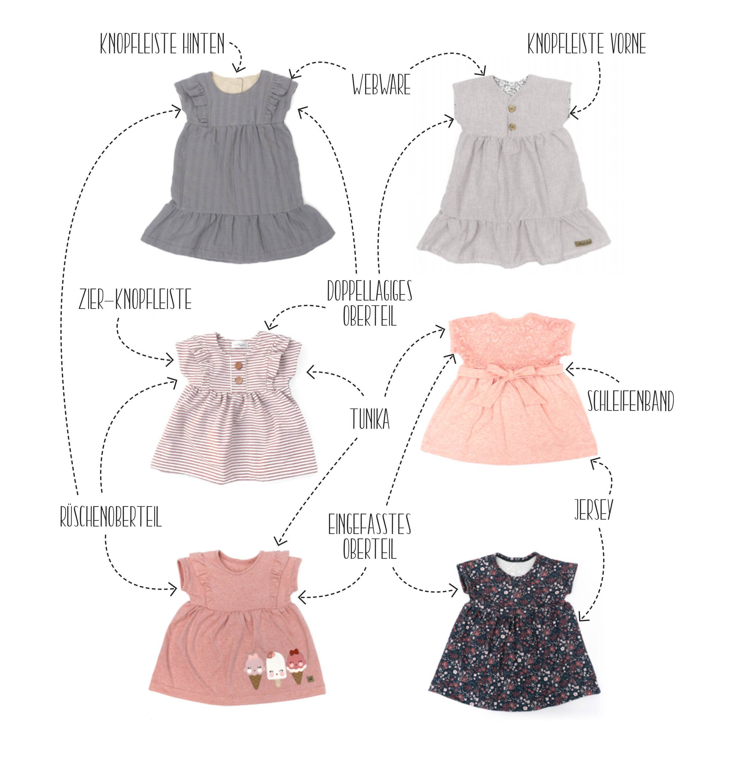 Schnittmuster Mellow Dress 62-140 [Digital] - Sewando