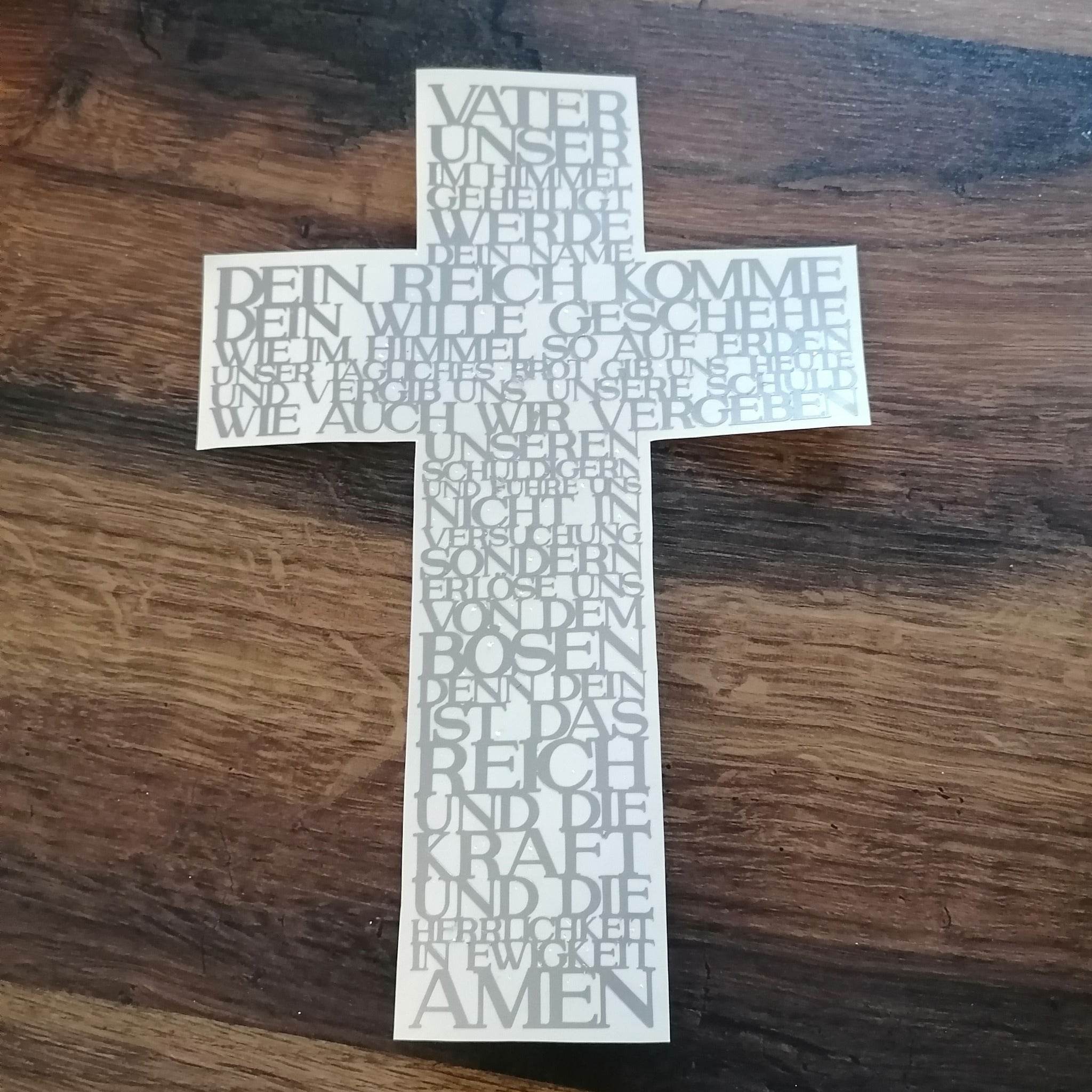 *Vater Unser* Laser-, 3D Druck- und Plottedatei Set - Sewando