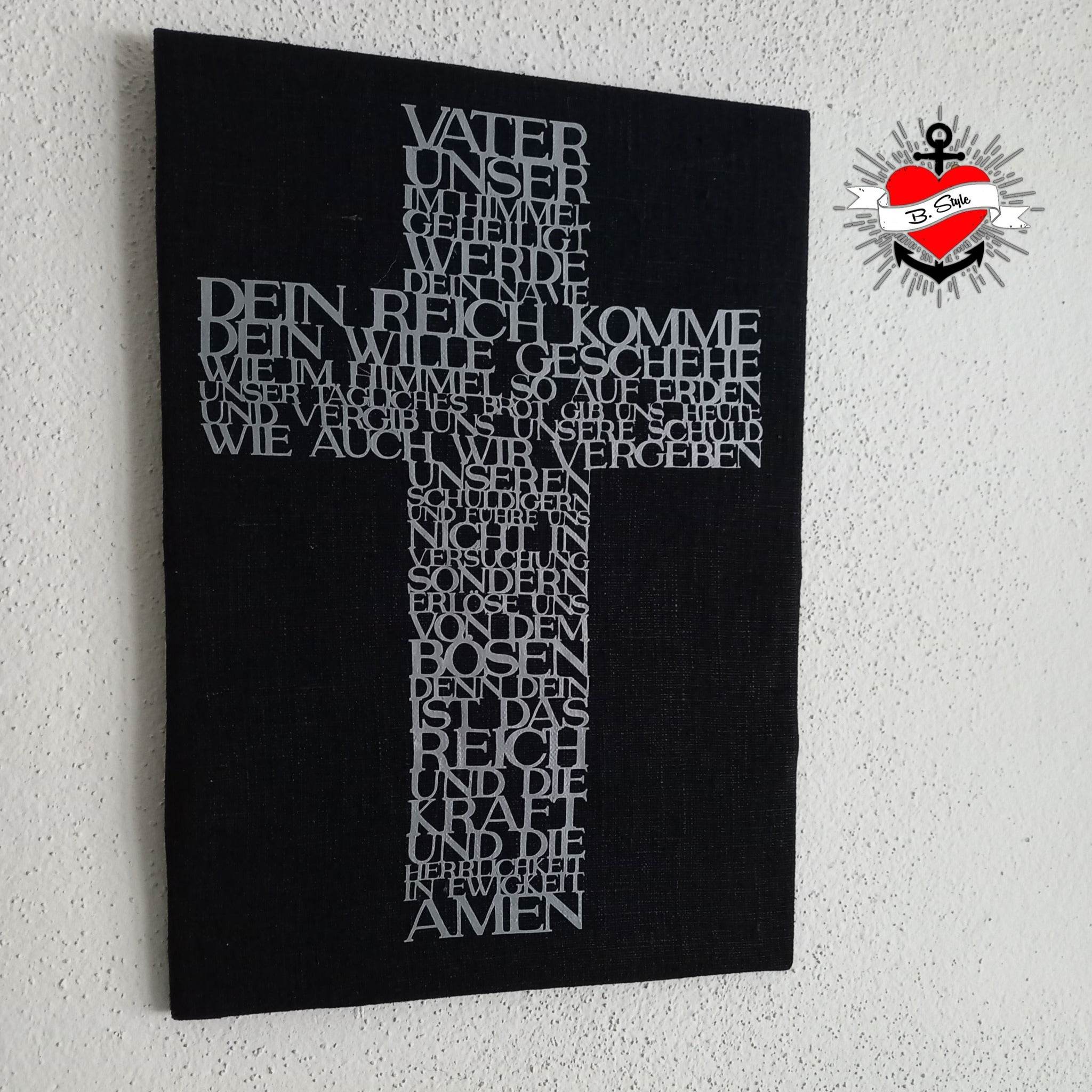 3D Druck *Vater Unser* Laserdatei und Plotterdatei Set - Sewando