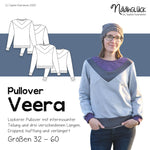 Schnittmuster Damenpullover Veera – Größen 32 – 60 - Sewando