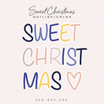 Plotterdatei | Schrift Sweet Christmas : - Sewando