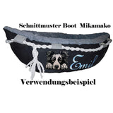 Stickdatei Applikation Border Collie "Vera" - realistisch - FÜR HELLE & DUNKLE STOFFE