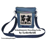Stickdatei Applikation Border Collie "Vera" - realistisch - FÜR HELLE & DUNKLE STOFFE