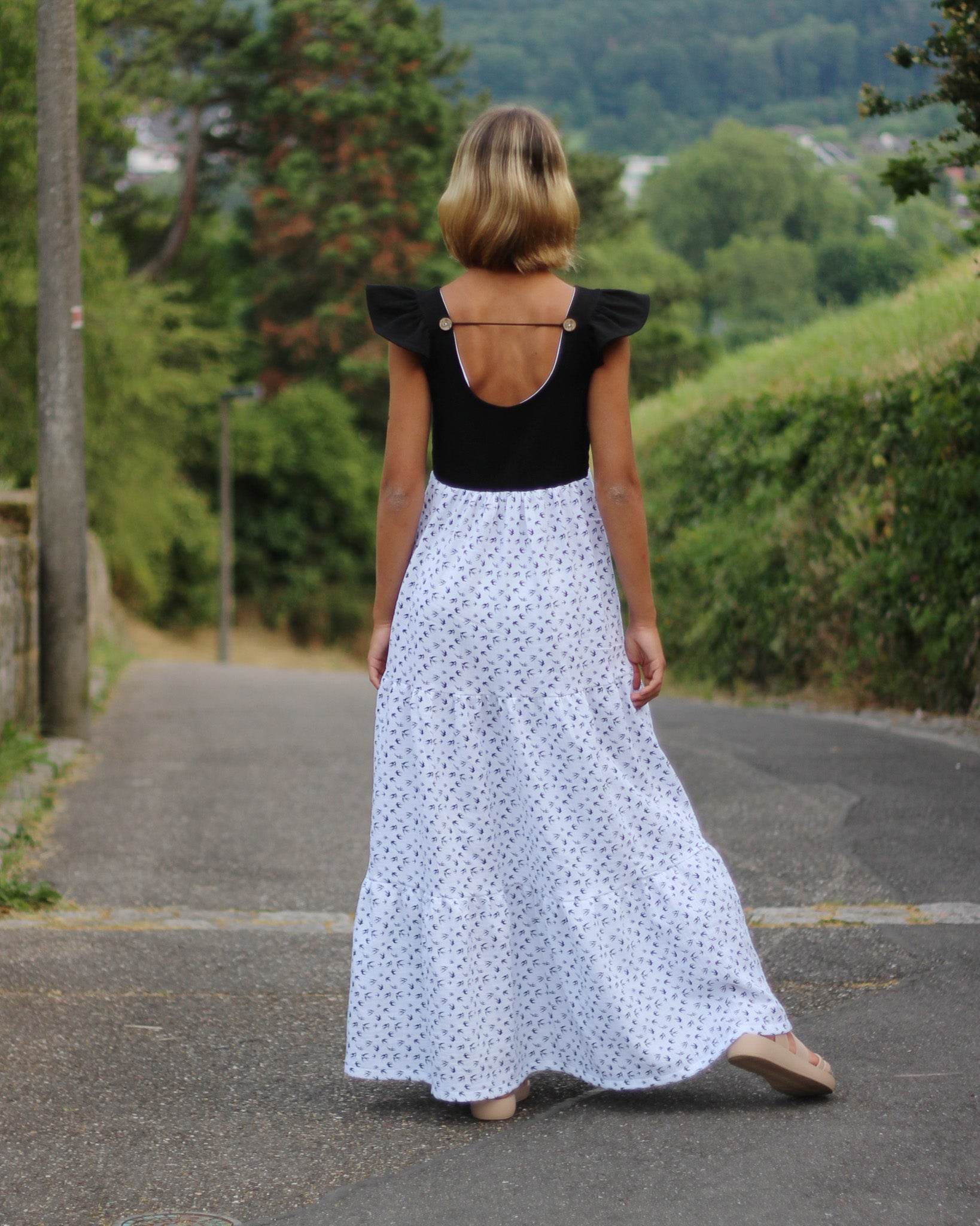 Schnittmuster Maxikleid Zoraya Maxi Gr. 115-164 - Sewando