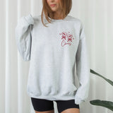 SVG Datei Cheers to the Season – festliches Line Art Weihnachtsdesign mit Gläsern und Zweigen, perfekt für selbstgemachte Christmas Sweater.