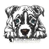 Stickdatei Staffordshire Terrier "Jan" - realistisch - FÜR HELLE STOFFE