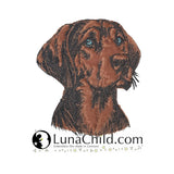 Stickdatei Applikation Bayrischer Gebirgsschweißhund "August"