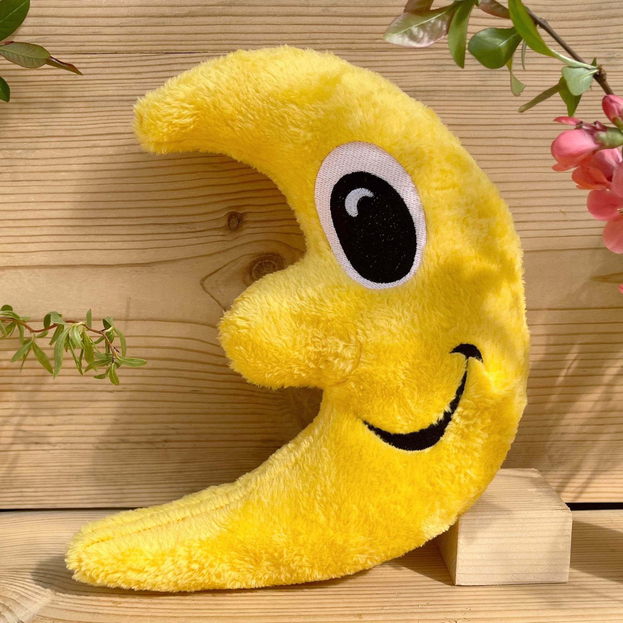 Stickdatei Mond Stuffie 15x21, ITH Kuschel-Mond - Sewando