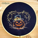 Stickdatei Kürbis in 7 Größen, Halloween Steampunk ab 9x10 - Sewando