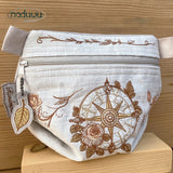 Stickdatei Umhängetasche Set mit 5 Größen, ITH Stickdatei Rosemary Bag
