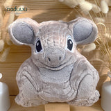 Stickdatei armadillo Stuffie 18x20, ITH Stickdatei Gürteltier Kuscheltier