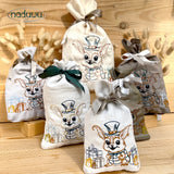 Stickdatei Geschenkbeutel Set mit 6 Größen, ITH mit Motiv und blanko